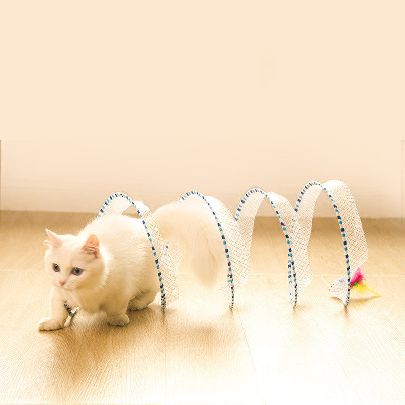 The Purr-fect Playground: Foldable Pet Tunnel Toy